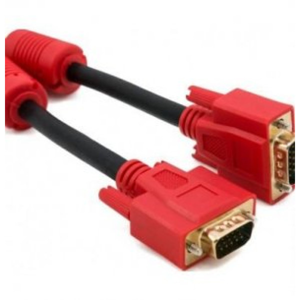 Кабель Extradigital VGA-VGA, 1.5m, 28 AWG, PVC, 2xFerrites